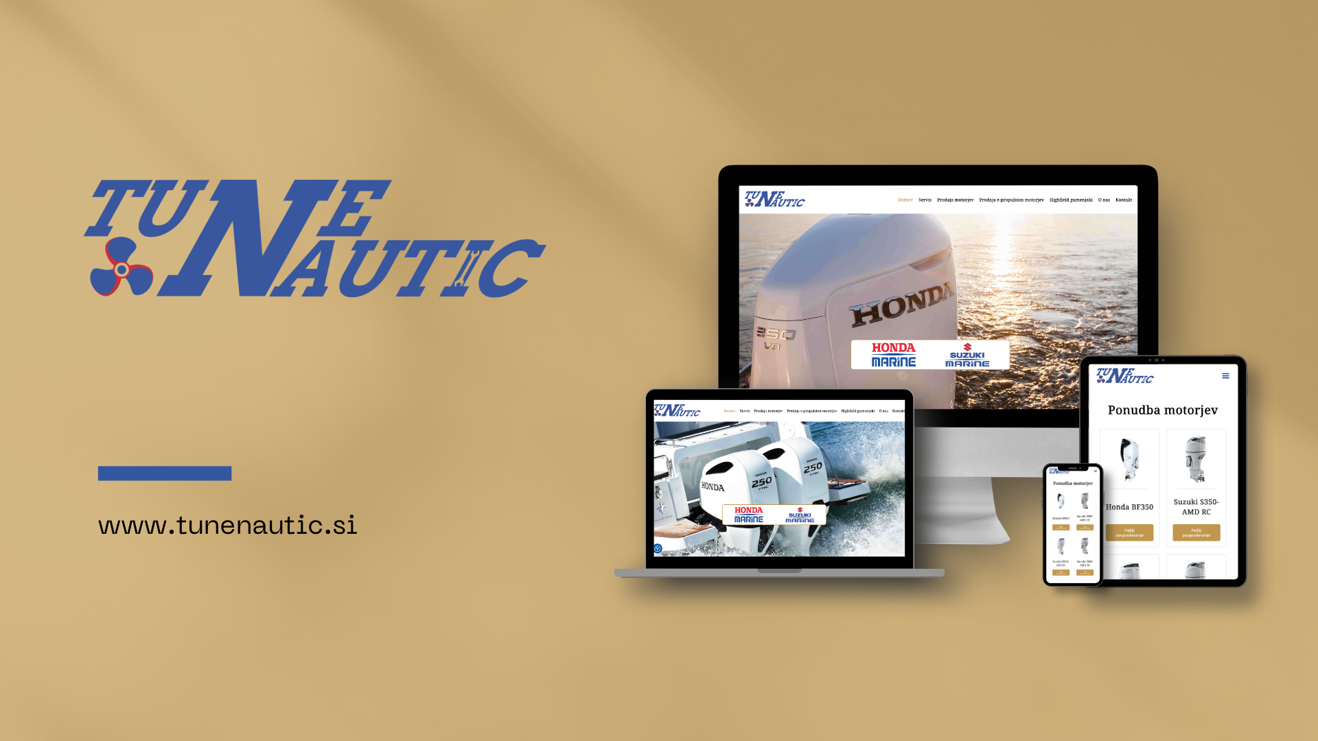 Tunenautic - spletna stran